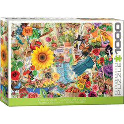 Flower Seeds 1000 Piece Jigsaw Puzzle Eurographics (ONLINE ORDER ONLY)