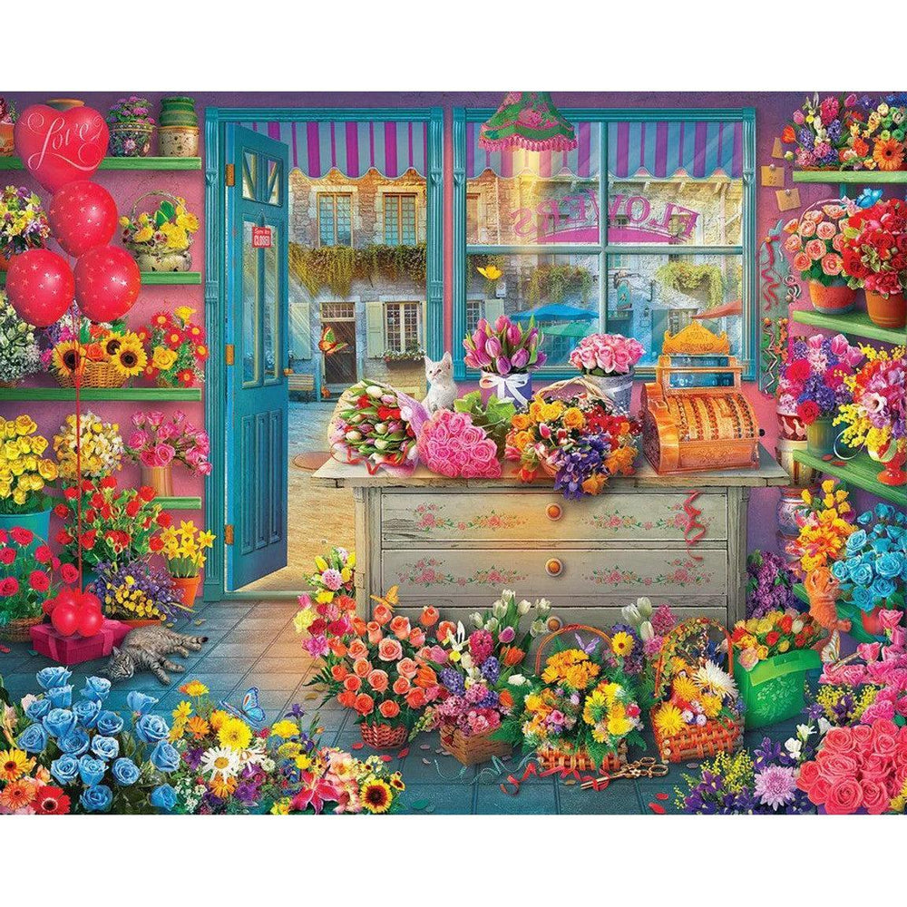 Flower Shop 1000 Piece Jigsaw Puzzle Springbok (ONLINE ORDER ONLY)