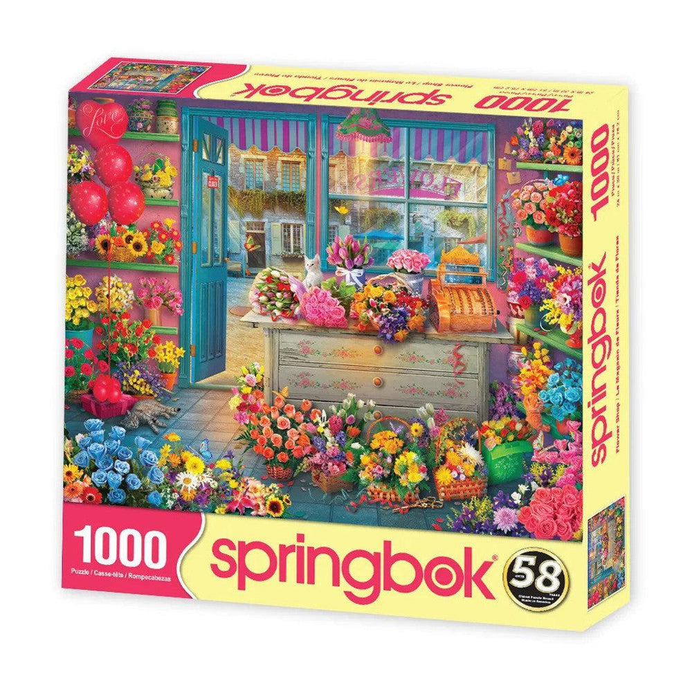 Flower Shop 1000 Piece Jigsaw Puzzle Springbok (ONLINE ORDER ONLY)