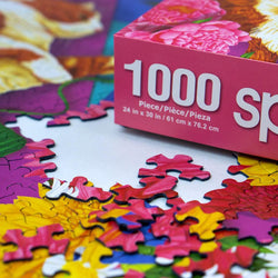 Flower Shop Feline 1000 Piece Jigsaw Puzzle Springbok (ONLINE ORDER ONLY)