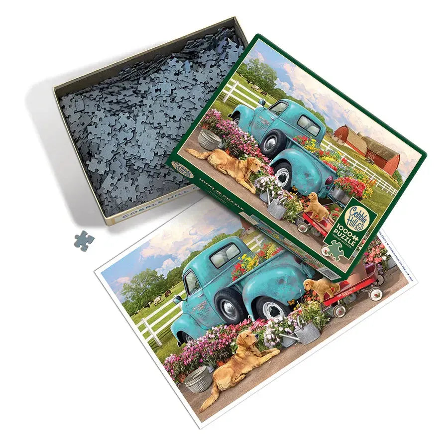 Flower Truck 1000 Piece Jigsaw Puzzle Cobble Hill (ONLINE ORDER ONLY)