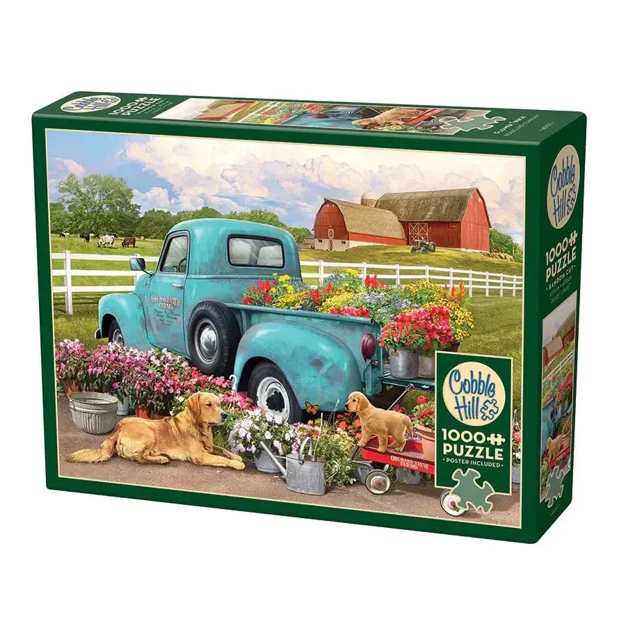 Flower Truck 1000 Piece Jigsaw Puzzle Cobble Hill (ONLINE ORDER ONLY)