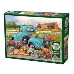 Flower Truck 1000 Piece Jigsaw Puzzle Cobble Hill (ONLINE ORDER ONLY)