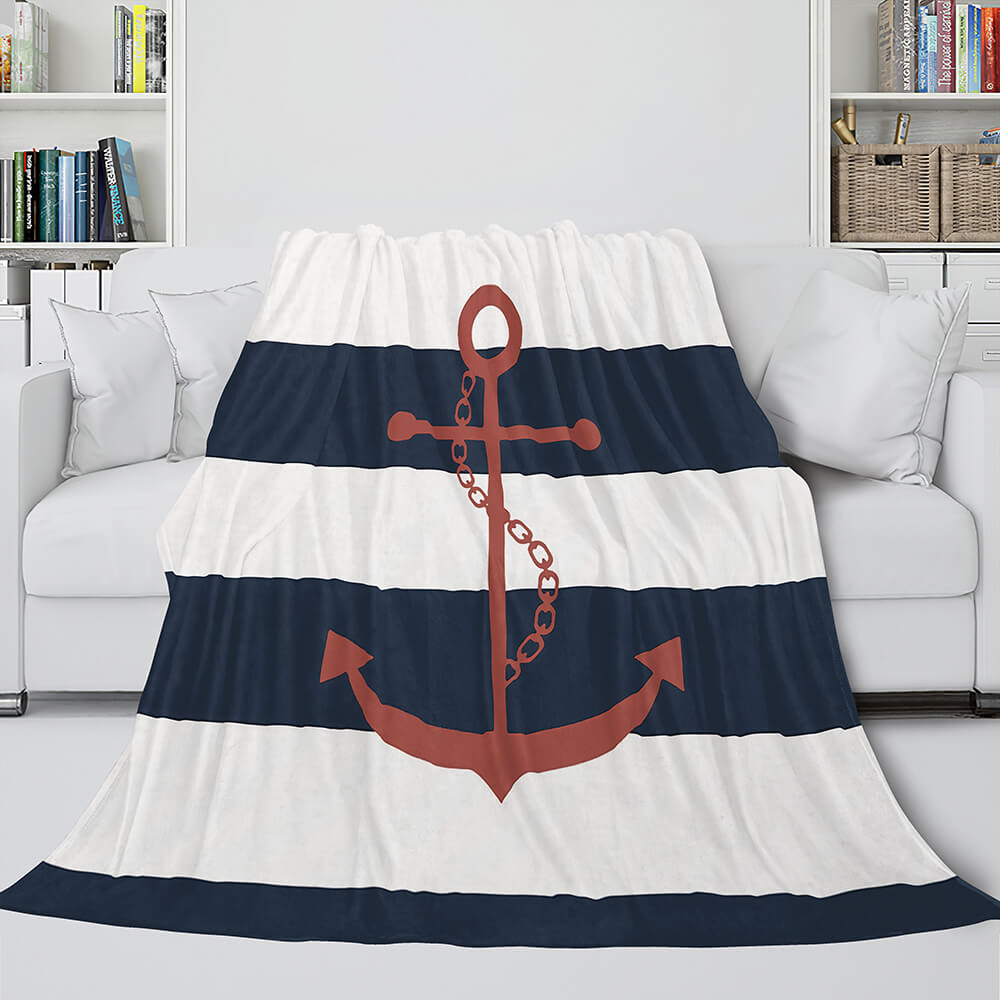 Flower Flannel Fleece Throw Cosplay Blanket (Online Order Only)