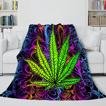 Flower Flannel Fleece Throw Cosplay Blanket (Online Order Only)