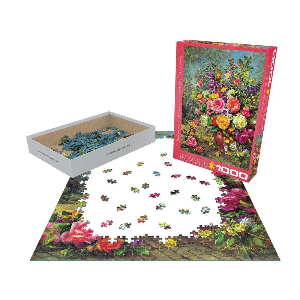 Flowers Bouquet 1000 Piece Jigsaw Puzzle Eurographics (ONLINE ORDER ONLY)