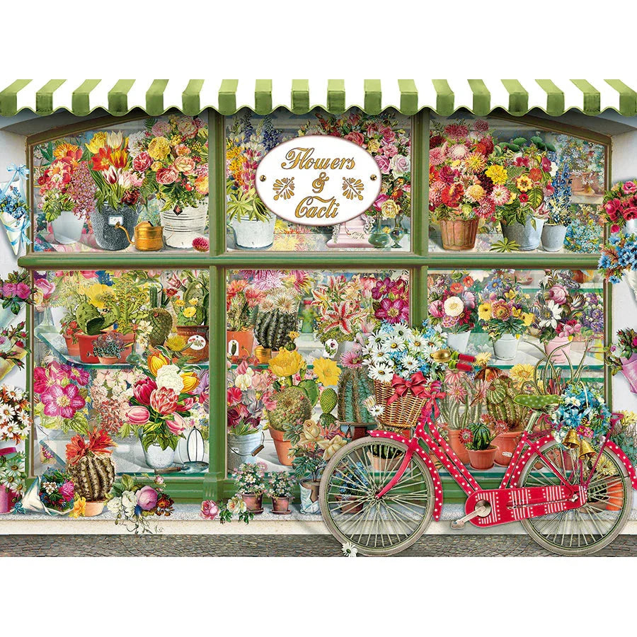 Flowers & Cacti Shop 275 Large Piece Jigsaw Puzzle Cobble Hill (ONLINE ORDER ONLY)
