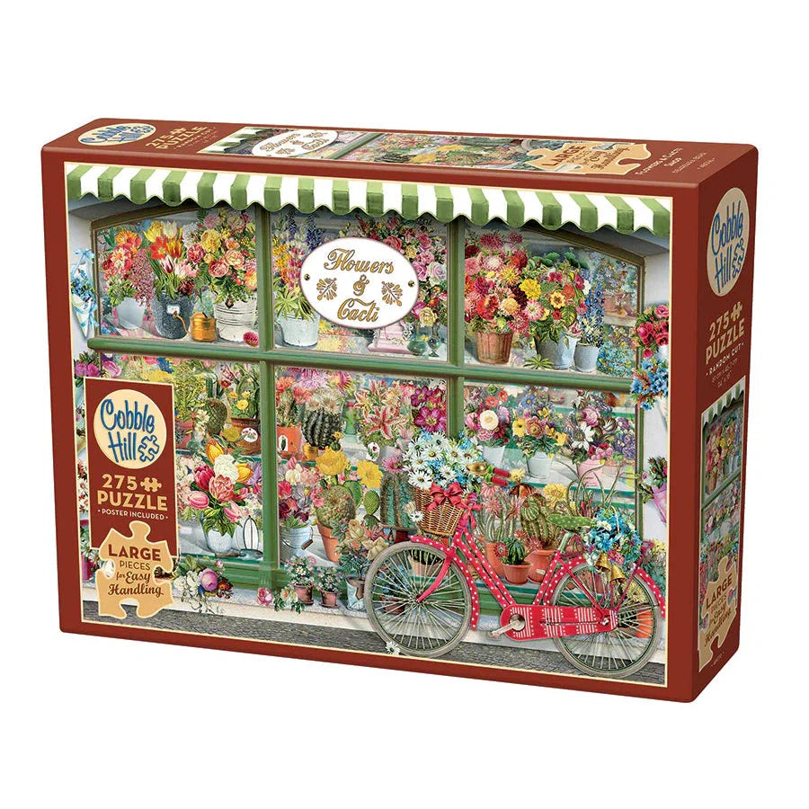 Flowers & Cacti Shop 275 Large Piece Jigsaw Puzzle Cobble Hill (ONLINE ORDER ONLY)