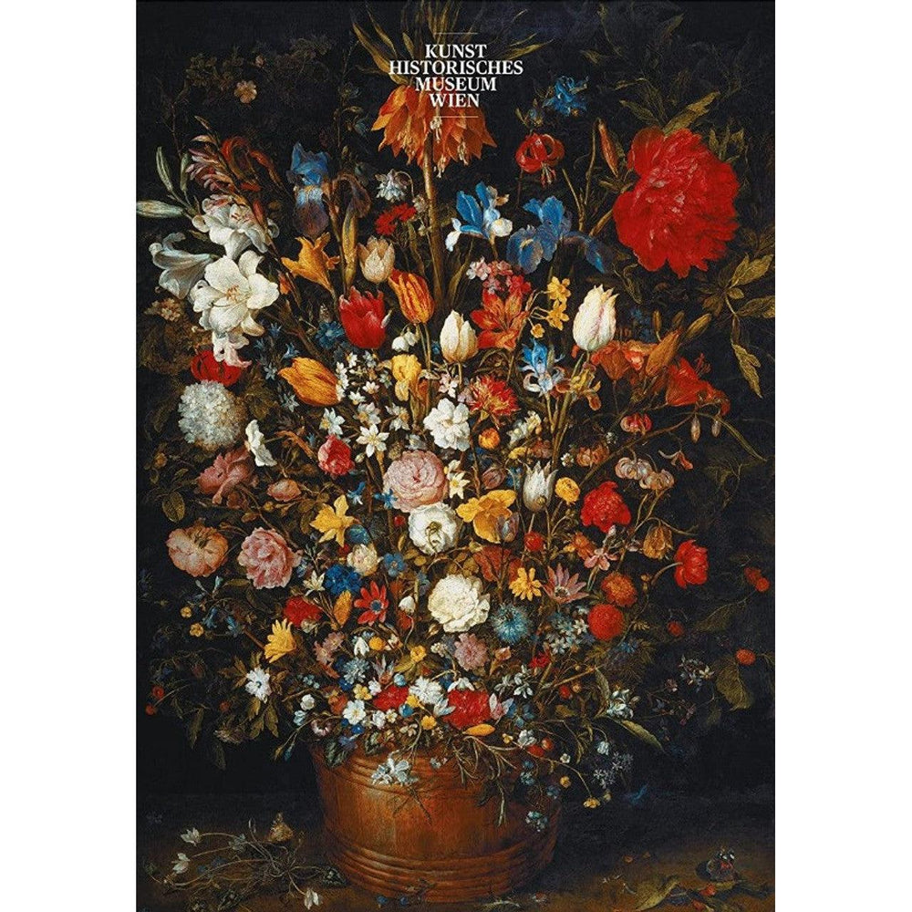 Flowers in a Wooden Vessel 1000 Piece Jigsaw Puzzle Piatnik (ONLINE ORDER ONLY)