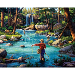Fly Fishing 500 Piece Jigsaw Puzzle Boardwalk (ONLINE ORDER ONLY)