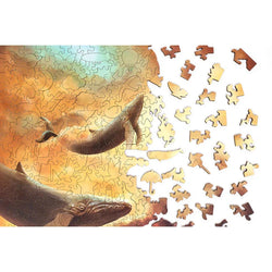 Flying Whales 250 Piece Wooden Jigsaw Puzzle Geek Toys (ONLINE ORDER ONLY)