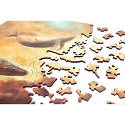 Flying Whales 250 Piece Wooden Jigsaw Puzzle Geek Toys (ONLINE ORDER ONLY)