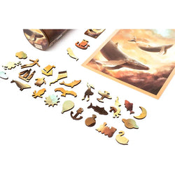 Flying Whales 250 Piece Wooden Jigsaw Puzzle Geek Toys (ONLINE ORDER ONLY)