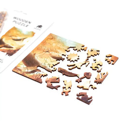 Flying Whales 40 Piece Mini Wooden Jigsaw Puzzle Geek Toys (ONLINE ORDER ONLY)