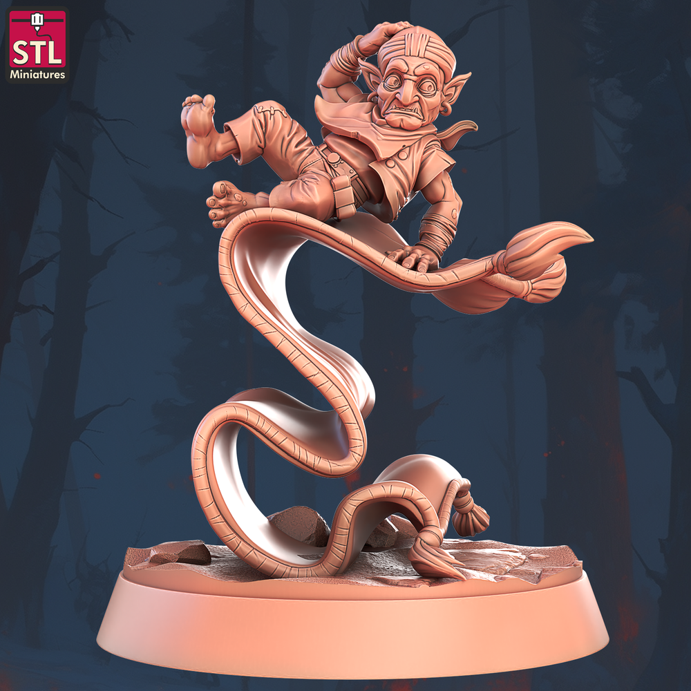 3D Printed STL Miniatures Flying Carpet Vendor Set 28 - 32mm War Gaming D&D (Online Only)