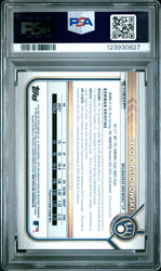 Graded 2022 Topps Bowman Draft Jacob Misiorowski #BDC132 Chrome Rookie RC Baseball Card PSA 9 Mint (ONLINE ORDER ONLY)
