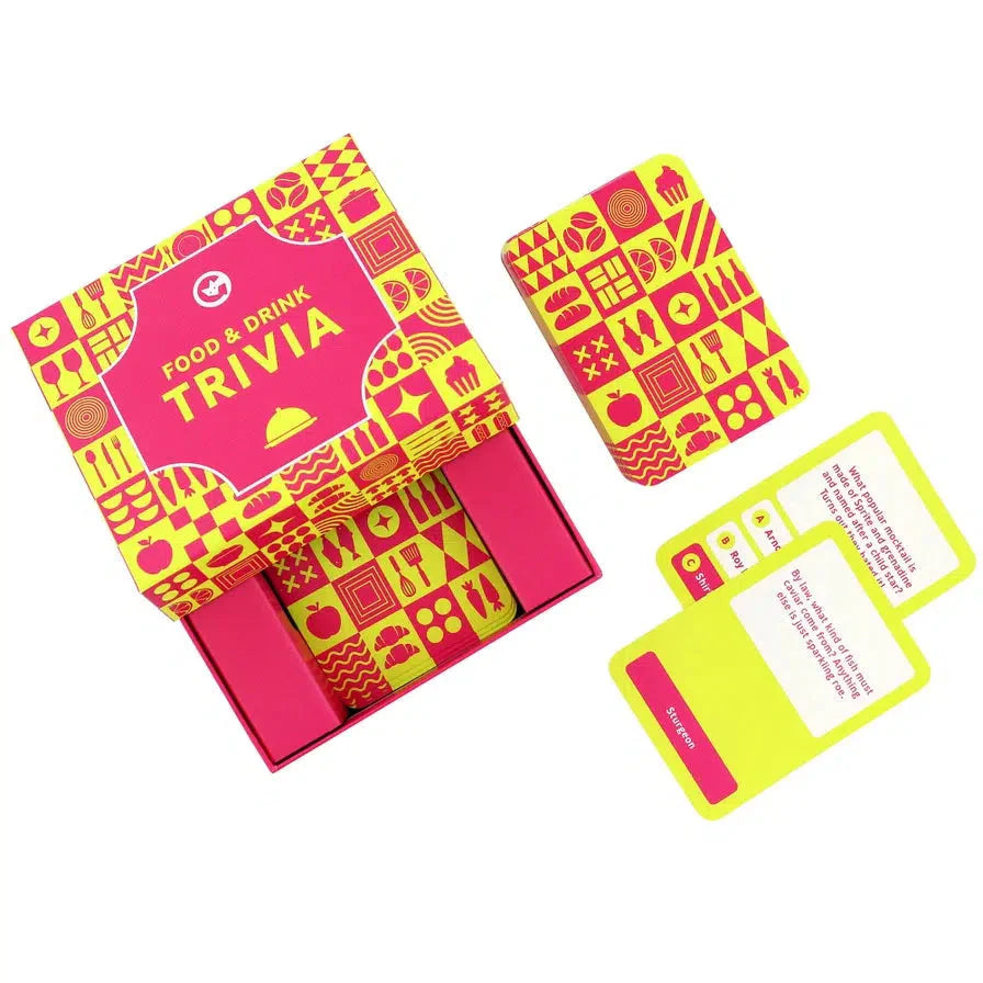 Food & Drink Trivia Card Game Ginger Fox (ONLINE ORDER ONLY)
