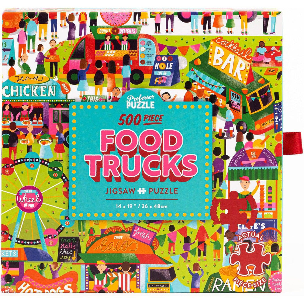 Food Trucks 500 Piece Jigsaw Puzzle Professor Puzzle (ONLINE ORDER ONLY)