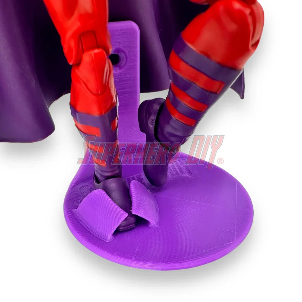 Foot Stand Wall Mounts for 6 inch or 7 inch action figures, display stand fits McFarlane, Marvel Legends 1:12 scale (ONLINE ORDER ONLY)