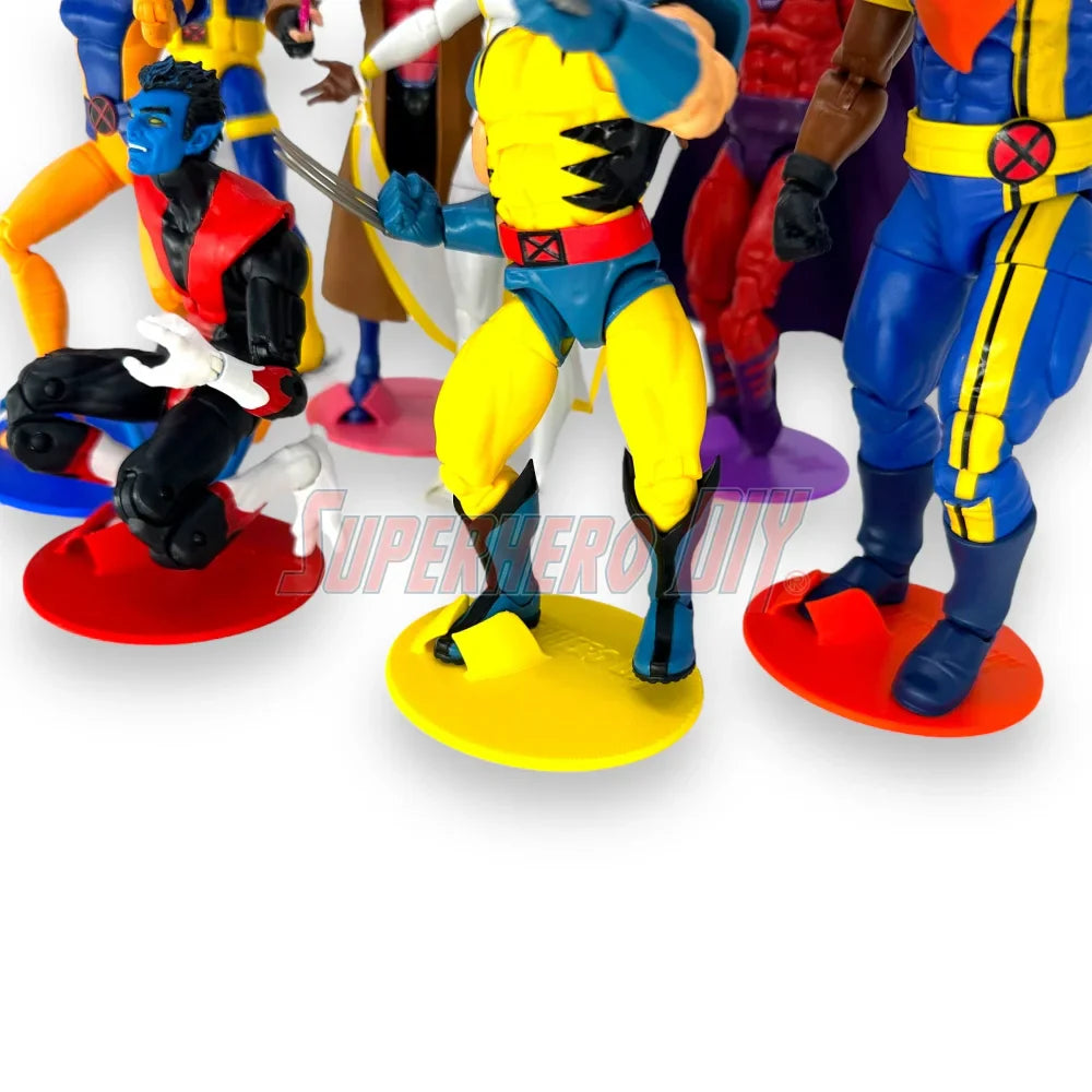 Foot Stands for 6 inch or 7 inch action figures, display stand fits McFarlane, Marvel Legends 1:12 scale (ONLINE ORDER ONLY)