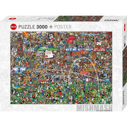 Football (Soccer) History Mismash 3000 Piece Jigsaw Puzzle Heye (ONLINE ORDER ONLY)
