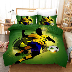 Football Soccer Bedding Set Quilt Cover Without Filler (Online Order Only)