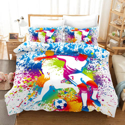 Football Soccer Bedding Set Quilt Cover Without Filler (Online Order Only)