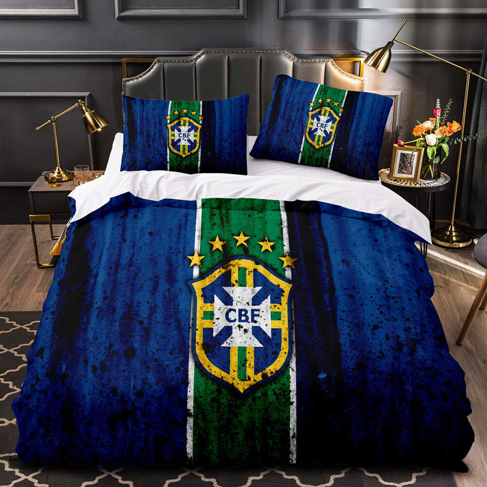 Football Team Bedding Set Quilt Cover Without Filler (Online Order Only)