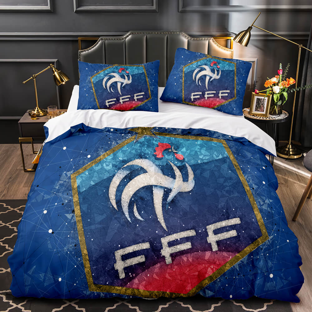 Football Team Bedding Set Quilt Cover Without Filler (Online Order Only)