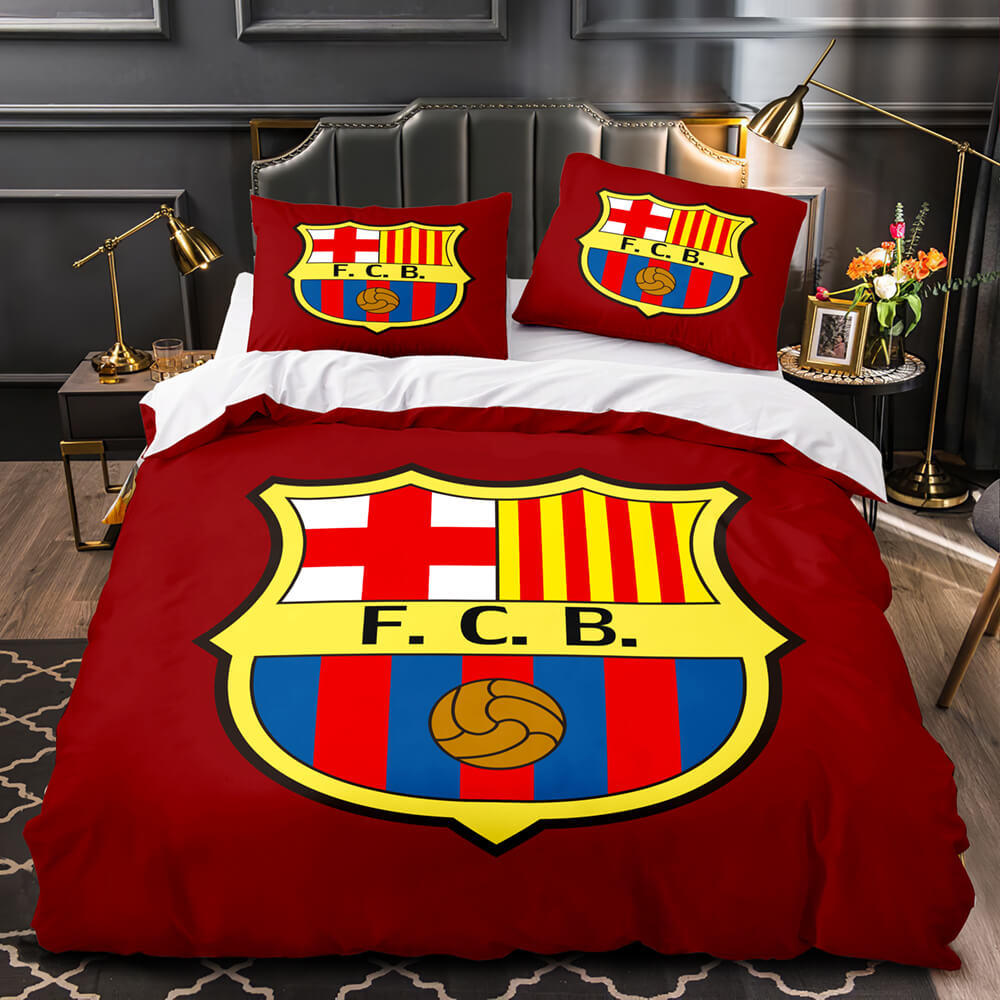 Football Team Bedding Set Quilt Cover Without Filler (Online Order Only)