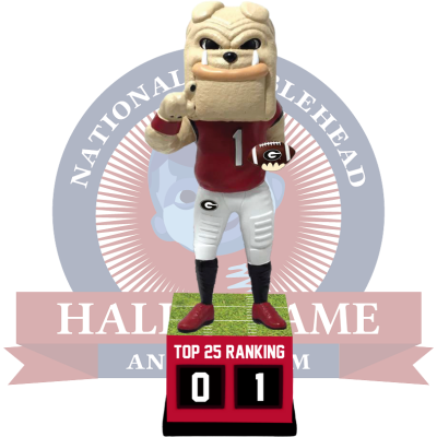 Georgia Bulldogs Football Top 25 Ranking Tracker Bobblehead (ONLINE ORDER ONLY)