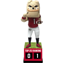Georgia Bulldogs Football Top 25 Ranking Tracker Bobblehead (ONLINE ORDER ONLY)