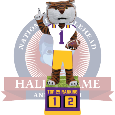 LSU Tigers Football Top 25 Ranking Tracker Bobblehead (ONLINE ORDER ONLY)