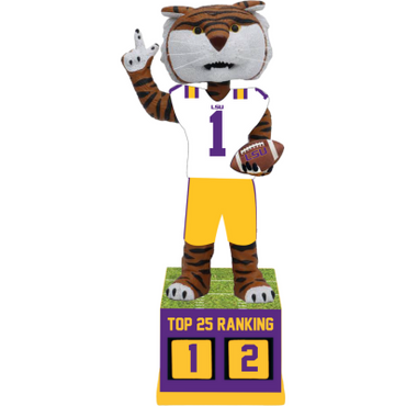 LSU Tigers Football Top 25 Ranking Tracker Bobblehead (ONLINE ORDER ONLY)