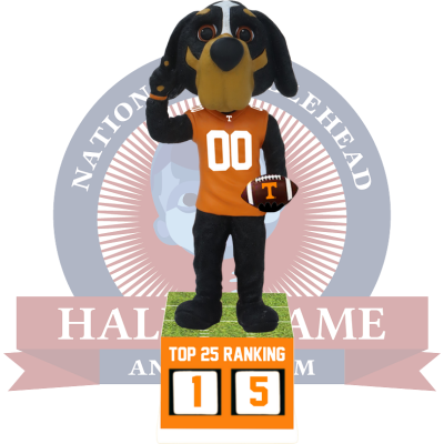 Tennessee Volunteers Football Top 25 Ranking Tracker Bobblehead (Presale) (ONLINE ORDER ONLY)