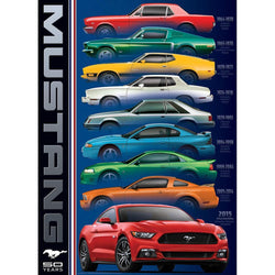 Ford Mustang 50 Years 1000 Piece Jigsaw Puzzle Eurographics (ONLINE ORDER ONLY)