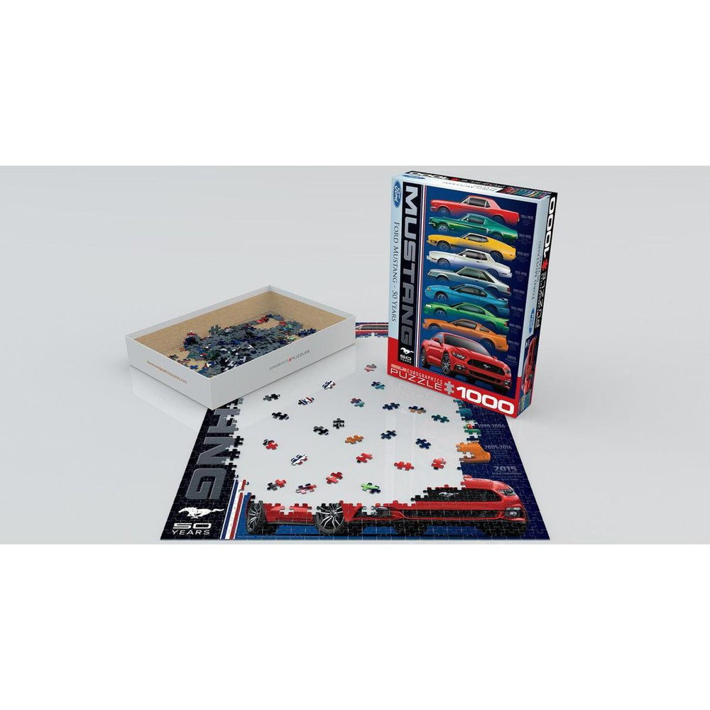 Ford Mustang 50 Years 1000 Piece Jigsaw Puzzle Eurographics (ONLINE ORDER ONLY)