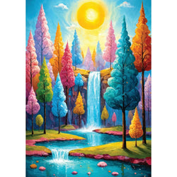 Forest Cascade 1000 Piece Jigsaw Puzzle Enjoy (ONLINE ORDER ONLY)