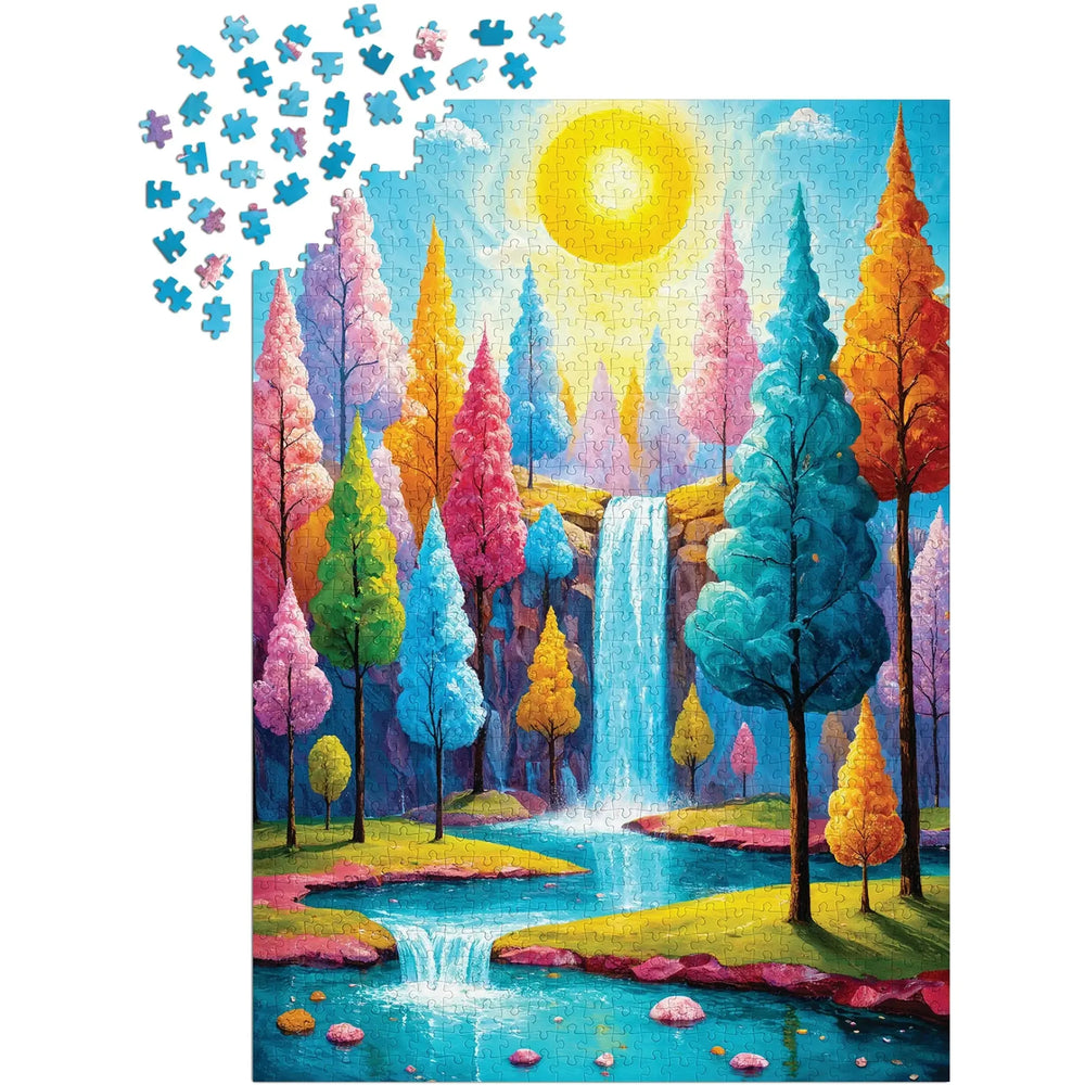 Forest Cascade 1000 Piece Jigsaw Puzzle Enjoy (ONLINE ORDER ONLY)