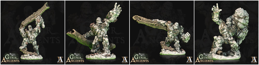 3D Printed Archvillain Games Nature's Wrath Genir Ancients - Forest Elementals 28mm 32mm D&D (Online Only)
