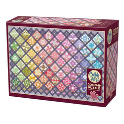 Four Square Quilt Blocks 2000 Piece Jigsaw Puzzle Cobble Hill (ONLINE ORDER ONLY)