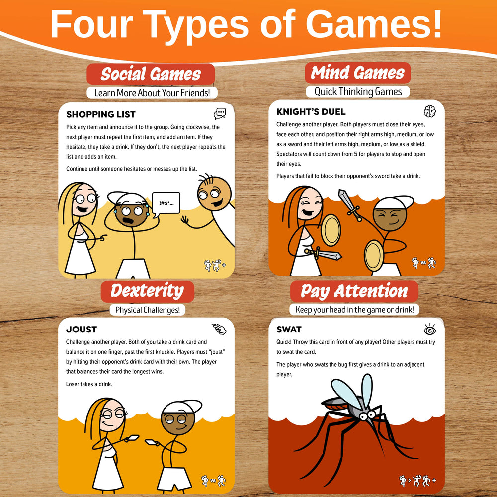 The Drinking Game Game - A Collection of Fun Adult Mini Games for Parties (ONLINE ORDER ONLY)
