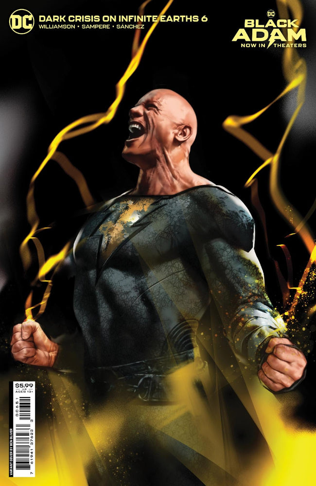 Dark Crisis On Infinite Earths #6 (Of 7) D Ben Oliver Black Adam Movie Card Stock Variant (11/08/2022) Dc (ONLINE ORDER ONLY)