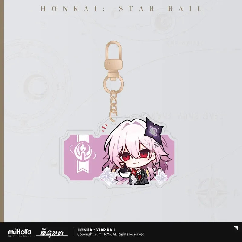 Honkai: Star Rail Pom-Pom Exhibition Series Acrylic Keychain