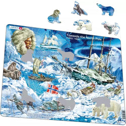 Fram Towards the North Pole 65 Piece Tray Jigsaw Puzzle Larsen