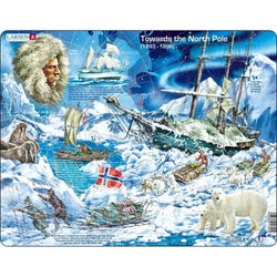 Fram Towards the North Pole 65 Piece Tray Jigsaw Puzzle Larsen