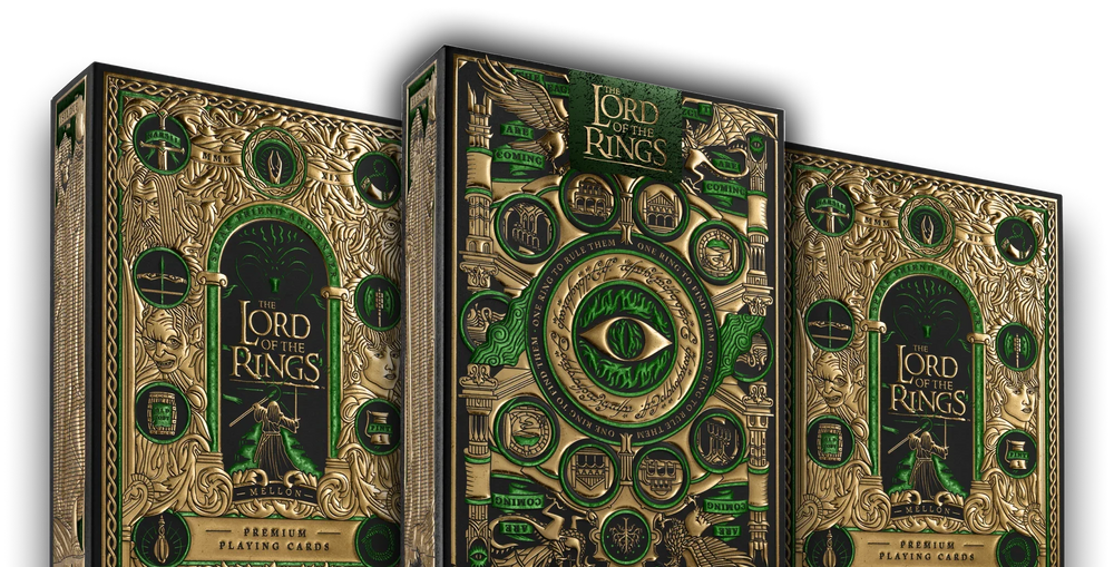 Lord Of The Rings Playing Cards by theory11 (ONLINE ORDER ONLY)