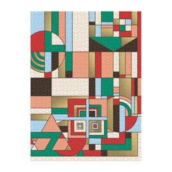 Frank Lloyd Wright December Gifts 1000 Piece Foil Jigsaw Puzzle Galison (ONLINE ORDER ONLY)