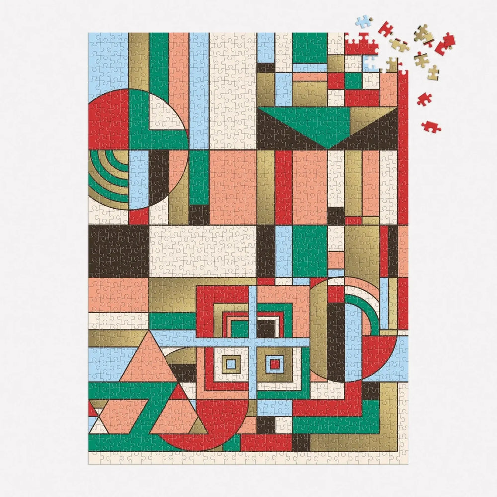 Frank Lloyd Wright December Gifts 1000 Piece Foil Jigsaw Puzzle Galison (ONLINE ORDER ONLY)