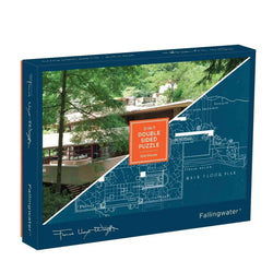 Frank Lloyd Wright Fallingwater Double-Sided 500 Piece Jigsaw Puzzle Galison (ONLINE ORDER ONLY)